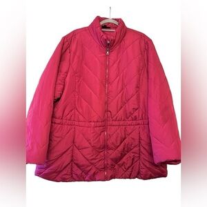 Lane Bryant Quilted Puffer Jacket Coat size 26